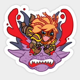 Ogre Slayer Sticker